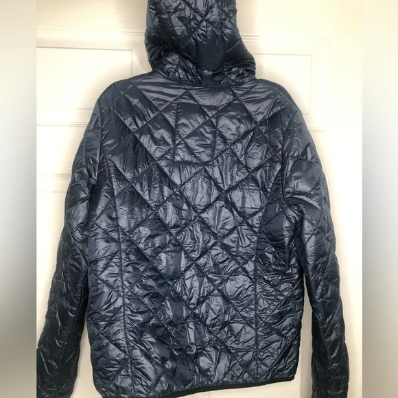 Abercrombie & Fitch Quilted Puffer Jacket —Medium— Blue - Picture 2 of 6